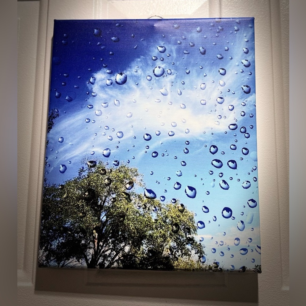 Raindrop Sky Canvas Art - Picture 1 of 6